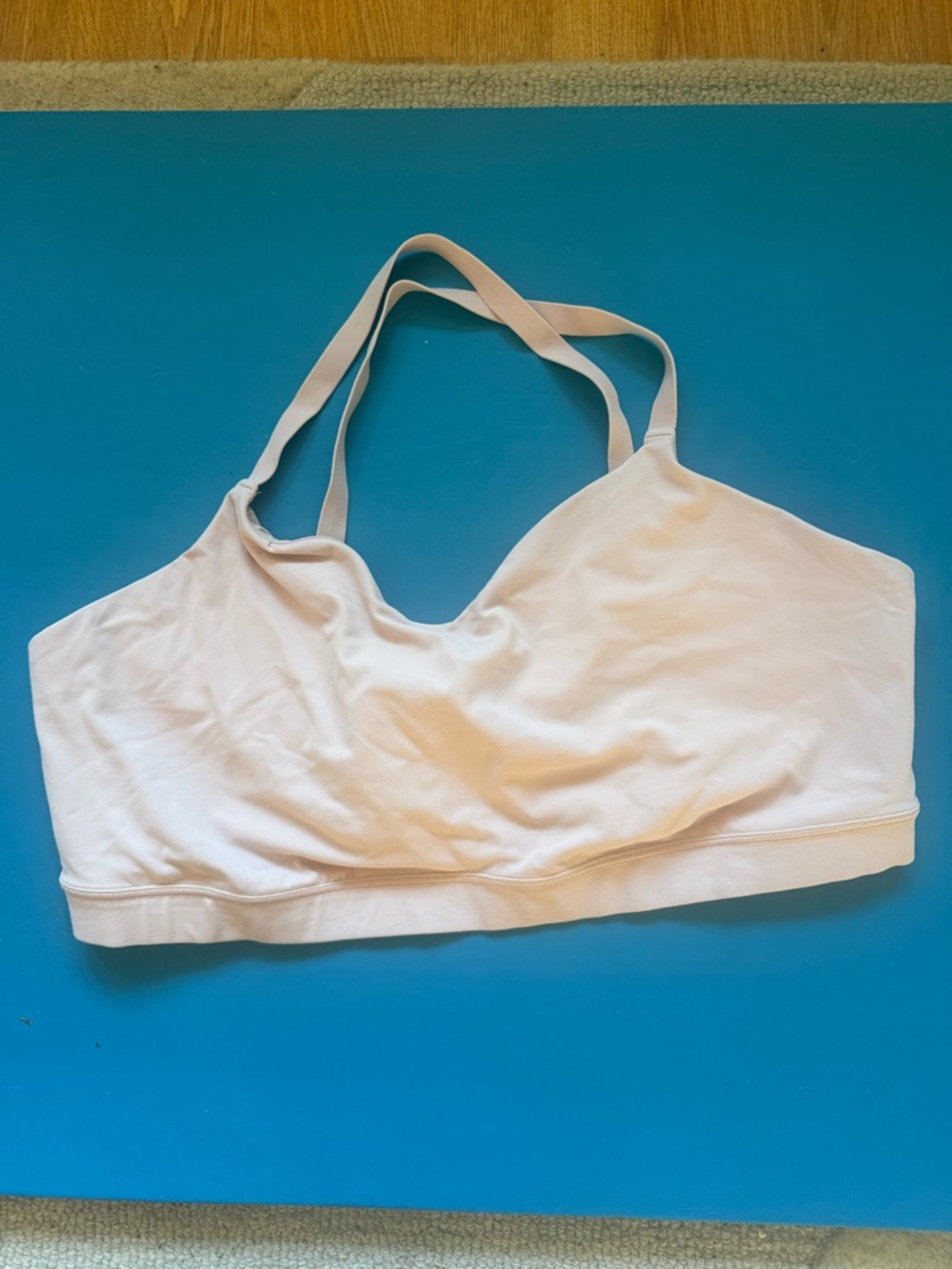 Athleta Light Pink Wireless Sports Bralette